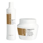 Lot Pour Cheveux Ricci FANOLA Kit shampoo 350ml + Masque 500ml