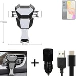 Car holder air vent mount for Vivo Y18e cell phone mount