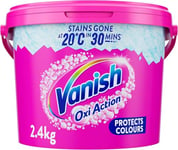 Vanish Gold Oxi Action Laundry Booster & Stain Remover Powder for Colours 2.4 Kg, Back to School, Removes School Stains in Just 30 Minutes, Keeps Colours Bright, Safe on School Uniforms