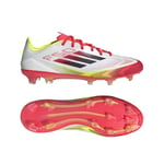 adidas F50 Pro Fg Pure Victory - Vit/svart/gul - Gräs (Fg), storlek 40