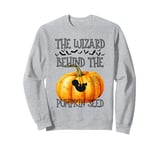 The Wizard behind The Pumpkin Seed Halloween Pregnancy Men Sweatshirt