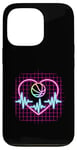 Coque pour iPhone 13 Pro Heartbeat Panier de basketball Heart Line Pulse Player Sport Basket