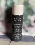 Paula's Choice Exfoliate Skin Perfecting 2% BHA Liquid Exfoliant 30ml Travel New