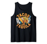 Tacos and Tequila Lover Foodie Gift Mexican Food Cinco De Tank Top