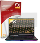 2x Screen Protection Film for Asus ROG Strix Scar 17 2022 matt&shockproof