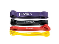 Hms Powerband Gu05 Different Resistance Levels In A Multi-Colored Set Of 4 Pcs.