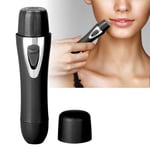 (Black)Mini Electric Epilator Hair Removal For Facial Body Armpit Underarm SLS