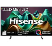 50" HISENSE 50U6NQTUK  Smart 4K Ultra HD HDR Mini LED TV with Amazon Alexa, Silver/Grey