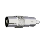 Adaptateur macho RCA vers TV-PAL femelle. Electro DH 10.553/MF 8430552010653