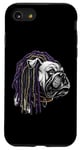 iPhone SE (2020) / 7 / 8 BULLDOG WITH DREADS FOR DOG AND REGGAE LOVERS Case