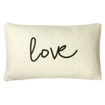 furn. Shearling Fleece Cushion Cover - Cream - One Size