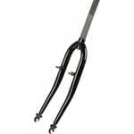 Fourche VTT 26' Noire avec Œillets pour Porte-Bagages, 1' 22,2 mm, Conique 26,4