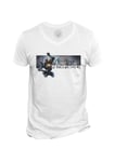 T-Shirt Homme Col V Apex Legends Pathfinder Battle Royale Jeux Video