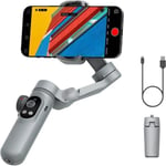 Stabilisateur Smartphone, écran OLED HD, Portable et Pliable, pour Android et iPhone, Stabilisateur vlogging, Vidéos Youtube TikTo