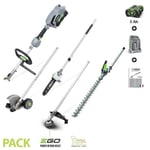 Pack outil de jardin multifonction à batterie 56v 4 en 1 Egopower