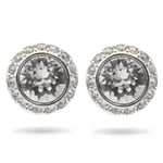 Swarovski Silver Earrings Angelic Crystal Studs Ladies Jewellery NEW GENUINE