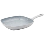 Salter 28 cm Griddle Pan Non-Stick Dishwasher Safe Induction Hob Suitable Grey