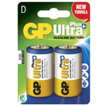 GP Ultra Plus Alkaline D LR20 2-pack