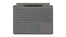 Microsoft Surface Pro Signature Type Cover + Surface Slim Pen 2 - QWERTY - Platinum