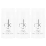 3-pack Calvin Klein CK One Deostick 75ml, 75ml