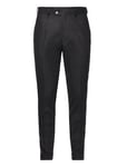 Oscar Jacobson Denz Turn Up Trousers Svart