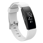 Fitbit Inspire / Inspire HR klockband av silikon - Storlek L / Vit