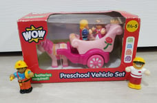 WOW TOYS - HORSE & CARRIAGE WITH PRINCE & PRINCESS FIGURES BUNDLE - PRESCHOOL