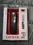 Cateye Ampp 800 Front Bike Light - USB Rechargeable