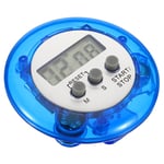 Round Digital Timer, Count Down UP Clock with Magnetic, Big LCD Display Blue