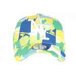 Casquette Enfant Verte et Jaune Patchwork Original NY Baseball Arlek de 7 a 11