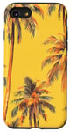 Coque pour iPhone SE (2020) / 7 / 8 Jaune Vintage Motif Palmier Tropical Paradise Decor