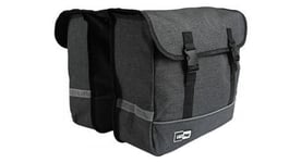 Sacoche a velo double pour velos electriques etanche   35l gris