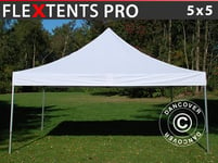 Quick-up telt FleXtents PRO 5x5m Hvit