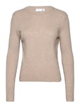 Vila Vicomfy O-Neck L/S Knit Top- Noos Brun