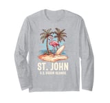 St. John U.S.V.I. US Virgin Island Souvenir Vacation Reminde Long Sleeve T-Shirt