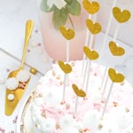 Cake Toppers Guldhjärtan