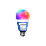 meross Ampoule Connectée, LED Intelligente Compatible avec Apple HomeKit, Siri, Alexa, Google Home et SmartThings, E27 2700K-6500K RGBCW Ampoule