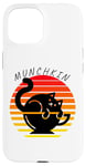 Coque pour iPhone 15 Munchkin, chat, tasse à thé, chaton, mignon