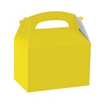 Amscan International 997408 Party Food Box, Sunshine Yellow