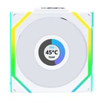 Lian Li UNI SL WIRELESS LCD RGB Reverse Flow 120mm Fan - White