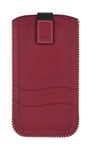 4-Ok Up Premium Flip Case for Apple iPhone 6 Plus, Dark Red