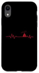 iPhone XR My Heart beats for Sailing Heart Line Case