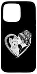 iPhone 15 Pro Max West Highland White Terrier Dog Art Valentine's Day Heart Case