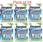 6 X Energizer Eco Advanced AA 4pk 80% longer lasting. 4x6= 24 Battery