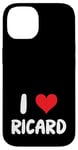 Coque pour iPhone 14 I Love Ricard - Cœur