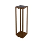 Zafferano - Lanterne solaire domestique led à piles 2,2 w, IP54 Safran Corten