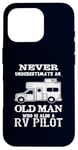 iPhone 16 Pro RV Pilot Camper Caravan Funny Old School Camping Camp Case