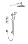 Bristan SHWR PK2 Douche à Prisme complète, Chrome, Shower w/Kit 2