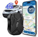 4G Traceur Gps Voiture Tracker Gps App Sans Abonnement 40 Jours En Veille Geolocalisateur Aimant Intégré Imperméable Traceur Gps Antivol Voiture Convient À Tous Les Types De Suivi De Voiture 5000Mah