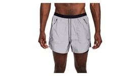 Short 2 en 1 nike dri fit running division reflective blanc homme